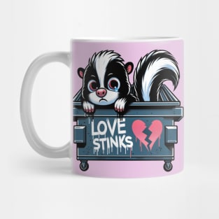 Love stinks - Funny skunk design Mug